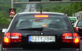 Rücklichter bei Stau