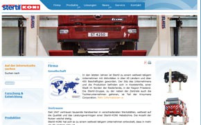 Stertil-Koni Deutschland online!