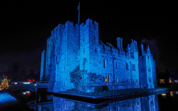 Weihnachten auf Hever Castle & Gardens