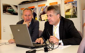 VVS-Geschäftsführer chatten mit Kunden