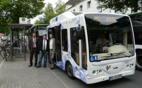 Wasserstoffbus ist jetzt auch in Marl auf Linie Wasserstoffbus / Vestische