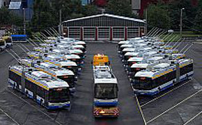 Solingens Trolleybus-Flotte komplett