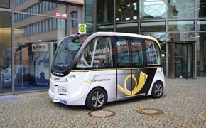 Testeinsatz eines autonomen Shuttles bei SWM und MVG