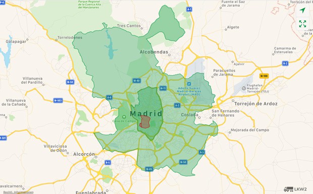 Achtung – Fahrverbot in Madrid