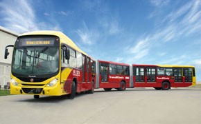 Marcopolo liefert Doppelgelenkbusse Marcopolo liefert Doppelgelenkbusse