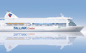 Neue Tallink-Kreuzfahrtfähre auf Kiel gelegt