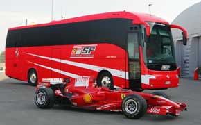 Neuer Bus  für Ferrari