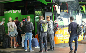 Erster FlixBus-Shop in Frankfurt
