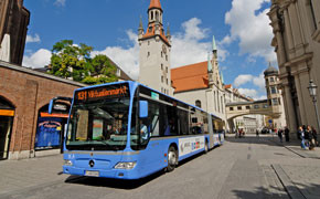 MVG-Bus München, Gelenkbus, Münchner Verkehrsgesellschaft