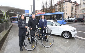 Erste Münchner Mobilitätsstation eröffnet