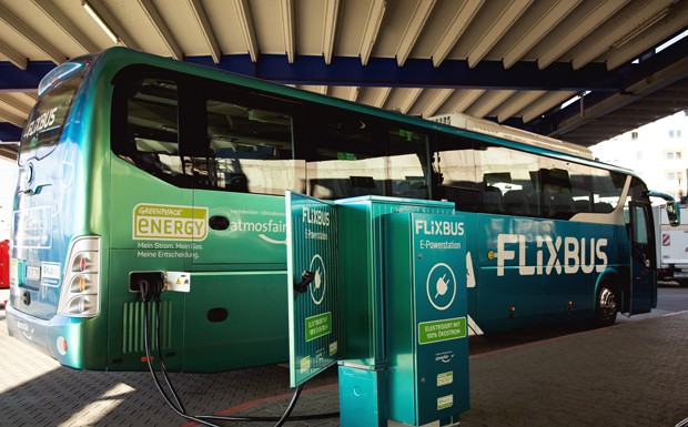 E-Bus im Fernverkehr bei FlixBus