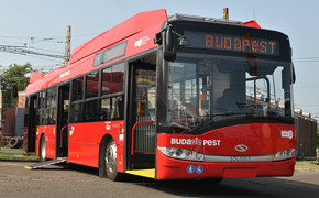 Skoda Trolleybusse Budapest