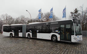 SWM/MVG testen Gelenkbus mit „Booster“ MVG Booster MB