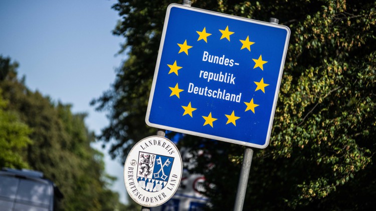 Grenzübergang Deutschland-Österreich, Grenze