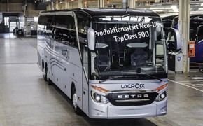 Serienstart: die neue Setra TopClass 500