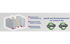 Cellofoam, Schallschutz- und Wärmeisolationsmaterialien