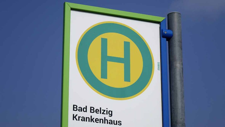 Bad Belzig, Regiobus, Krankenhaus, Haltestelle