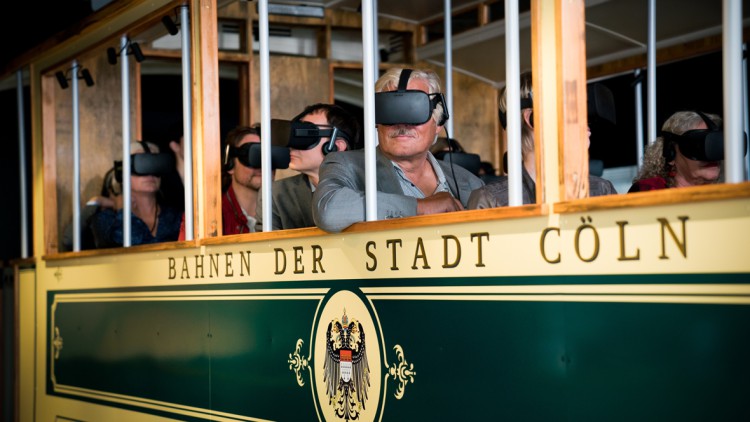 TimeRide, Köln, 1926, Geschichte, historisch, Straßenbahn, Virtual Reality, VR-Brille