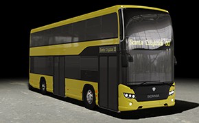 Prototyp für die BVG: der Scania Citywide LFDD