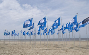 Blaue Flagge Holland Niederlande