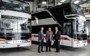 Setra Doppelstockbus Deutsche Bahn
