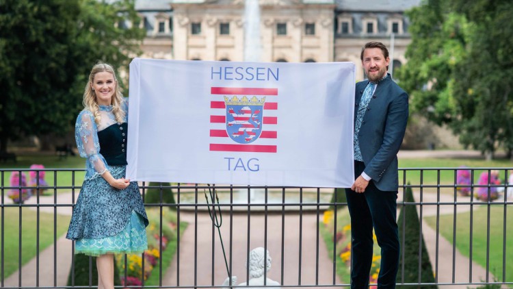 Hessentag in Fulda - Flagge 