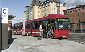 Gelenkbus Volvo 8500 Stockholm