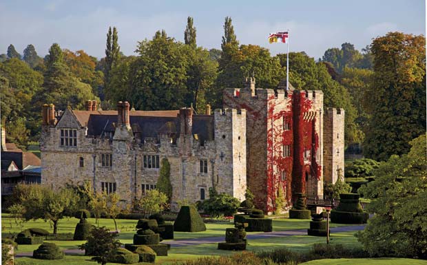 Hever Castle, Herbst