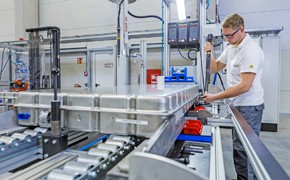 Batteriemodule, Fertigung, Akasol