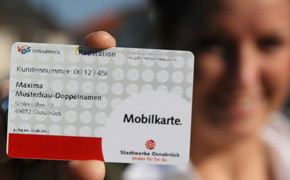 Osnabrück: Auto, Bus und Rad in einer Karte Mobilkarte