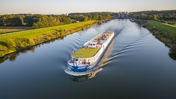 Boutiqueschiff MS Chopin von Thurgau Travel von außen