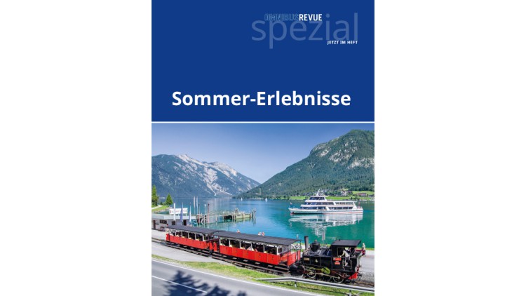 Titelseite OR spezial 2-3/2025 Sommer-Erlebnisse mit dem Achensee in Österreich