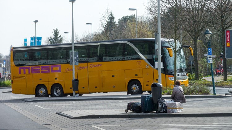 Bushaltestelle in Bonn, NRW