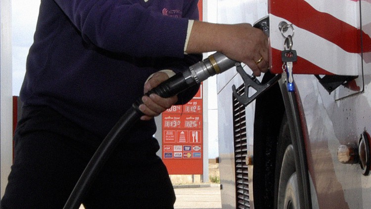 Tanken_Bus in Spanien