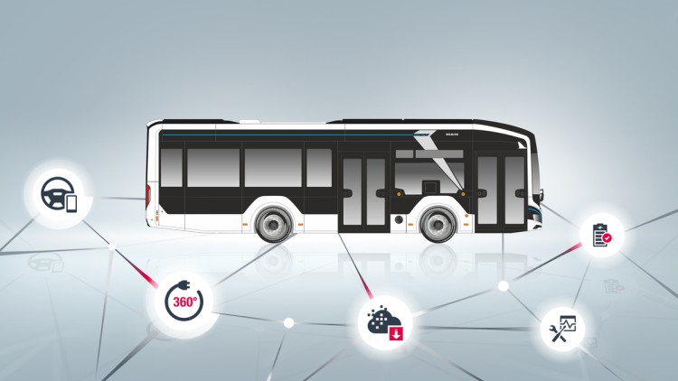 man bus
