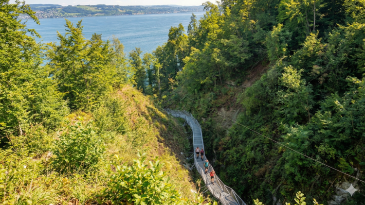 Panoramasteg Marienschlucht am Bodensee