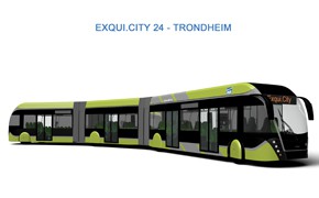 Van Hool, Exqui.City, Trondheim, Norwegen