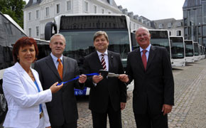 Erdgas-Gelenkbusse für die Saarbahn