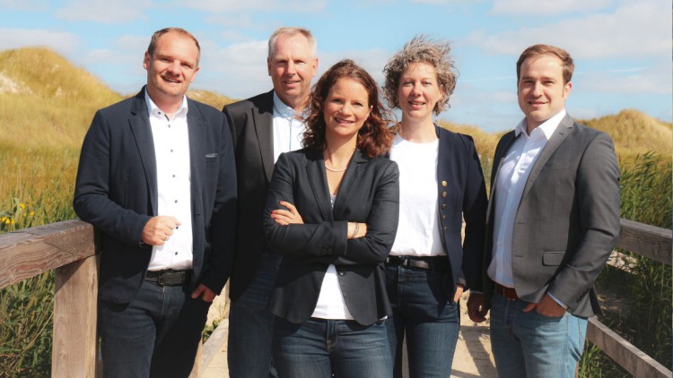 Führungsteam der Tourismus-Zentrale St. Peter Ording
