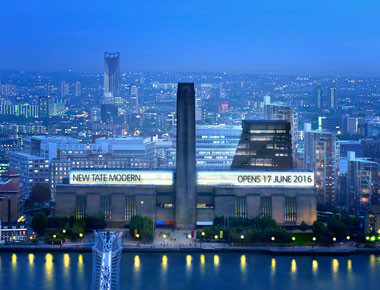 Futuristischer Anbau der Tate Modern in London eröffnet