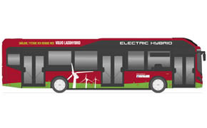 Volvo Elektro-Hybridbusse für ZeEUS-Projekt in Stockholm