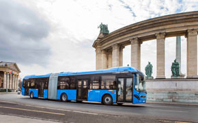 28 Volvo Hybrid-Gelenkbusse für Budapest Volvo Hybrid-Gelenkbus 7900 LAH