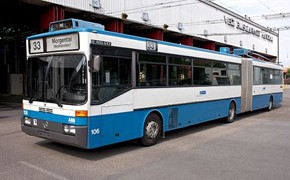 Neue Trolleybusse für die Stadt Zürich Mercedes Benz O405 GTZ
