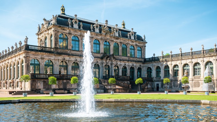 Brunnen im Dresdner Zwinger