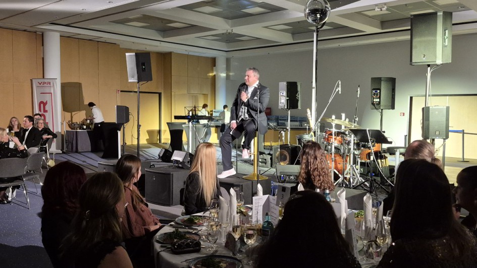 Begrüßung beim Gala-Abend durch Adriano Matera