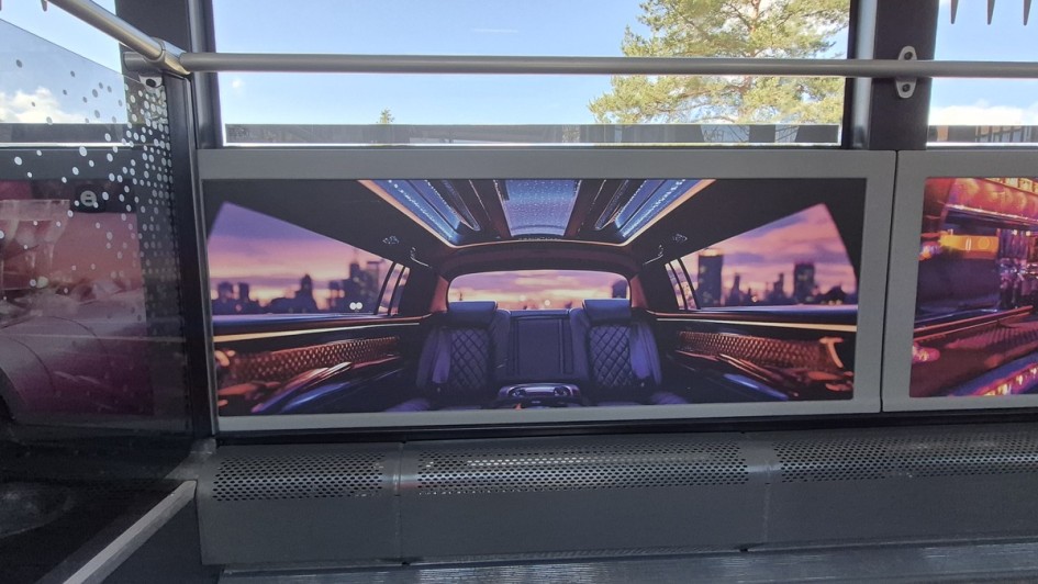 Bus Stretch-Limousine von innen