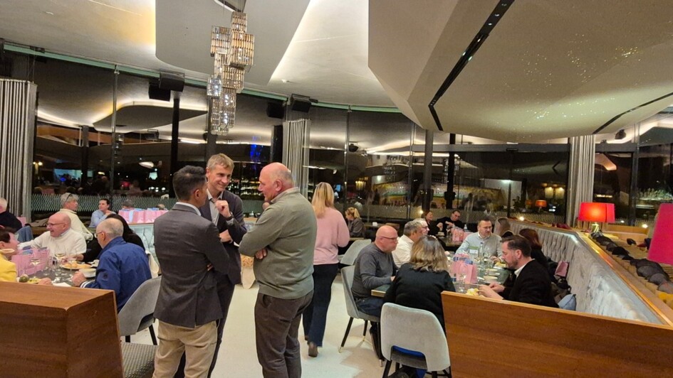 Abendessen im Restaurant Daniels, Swarowski Kristallwelten