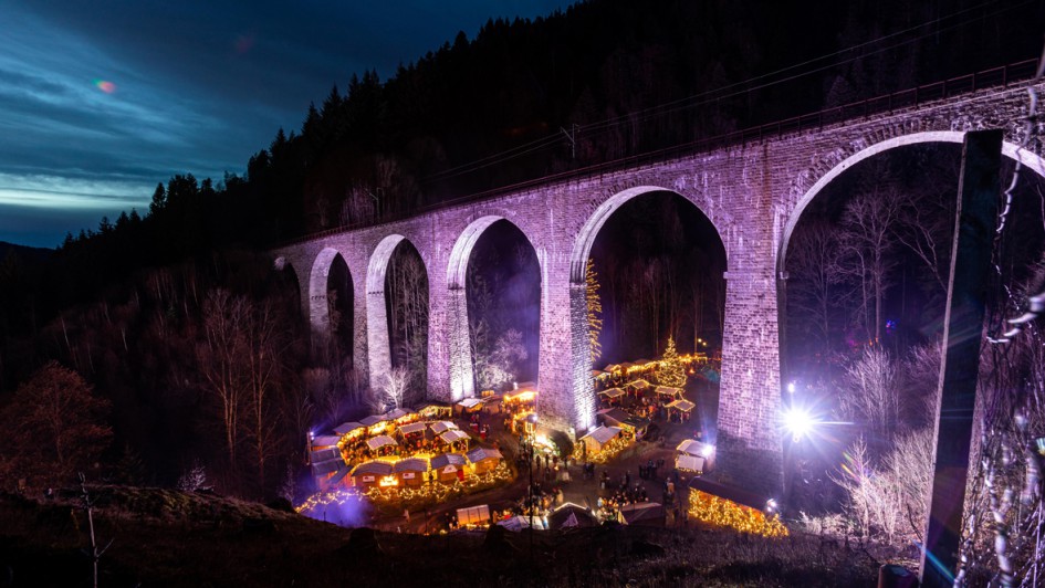 Weihnachtsmarkt in der Ravennaschlucht