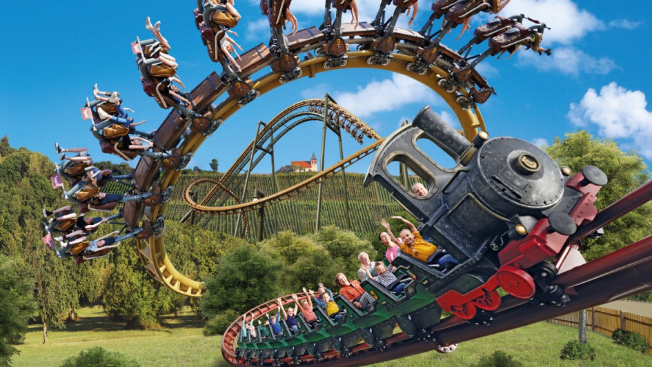 Achterbahn, Volldampf, Schwäbische Eisenbahn, Erlebniswelt