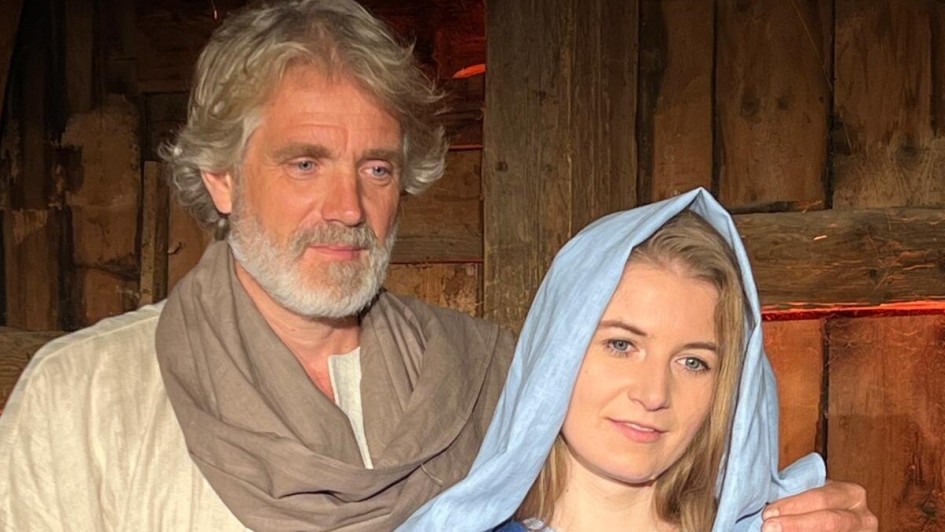 Darsteller der Weihnachtsoper „Das Wunder von Bethlehem“
